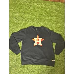 Houston Astros Stitches Sweatshirt size LARGE